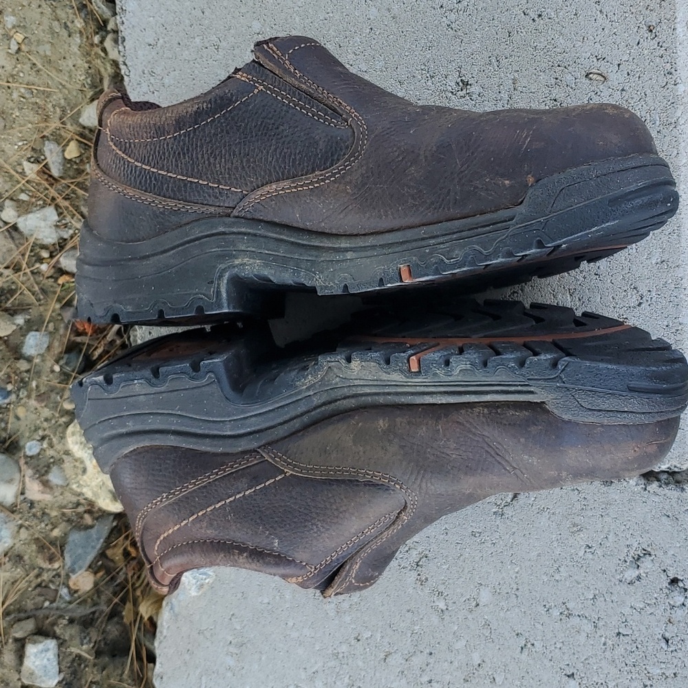 Timberland Pro 53534 TiTAN Slip-On Safety Toe Shoe Men's Size 9 M - Picture 6 of 8